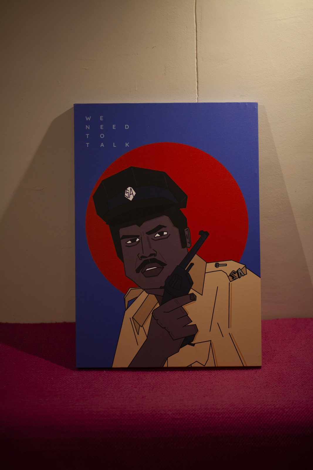 We Need To Talk — Oji Kadai pop-art canvas